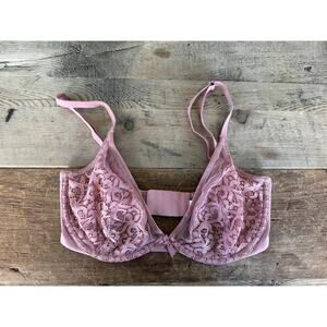 Victoria's Secret Rose Clay 32DDD Body by Victoria Unlined Low-Cut Demi Bra